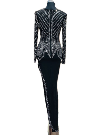ABITO LUNGO CON STRASS 633109