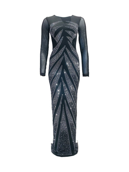 ABITO LUNGO CON STRASS 943189
