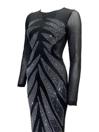 ABITO LUNGO CON STRASS 943189