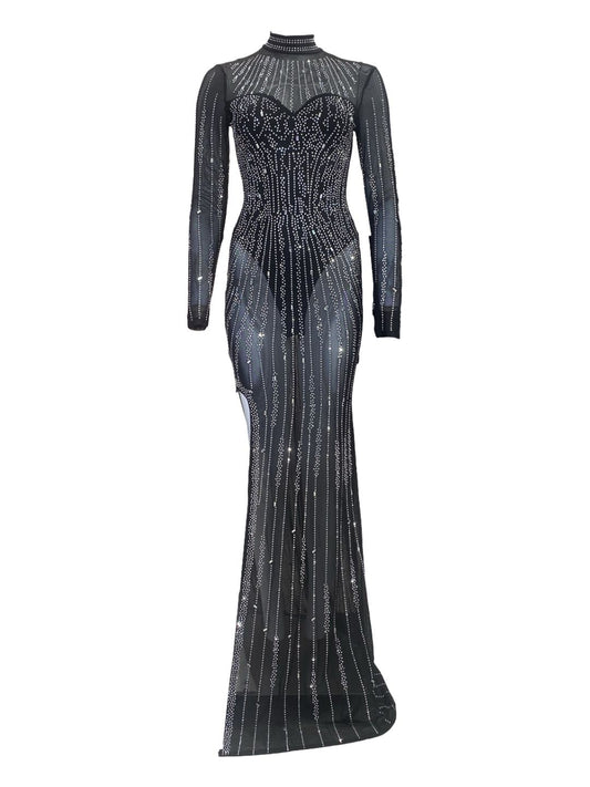 ABITO LUNGO CON STRASS 948434