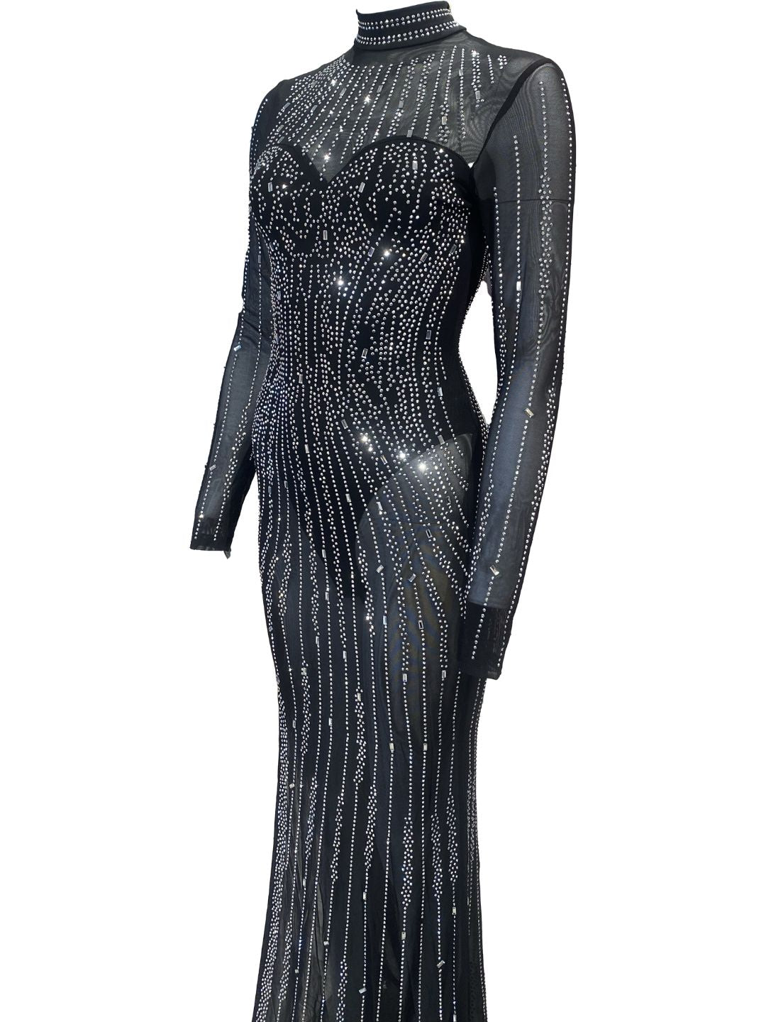 ABITO LUNGO CON STRASS 948434