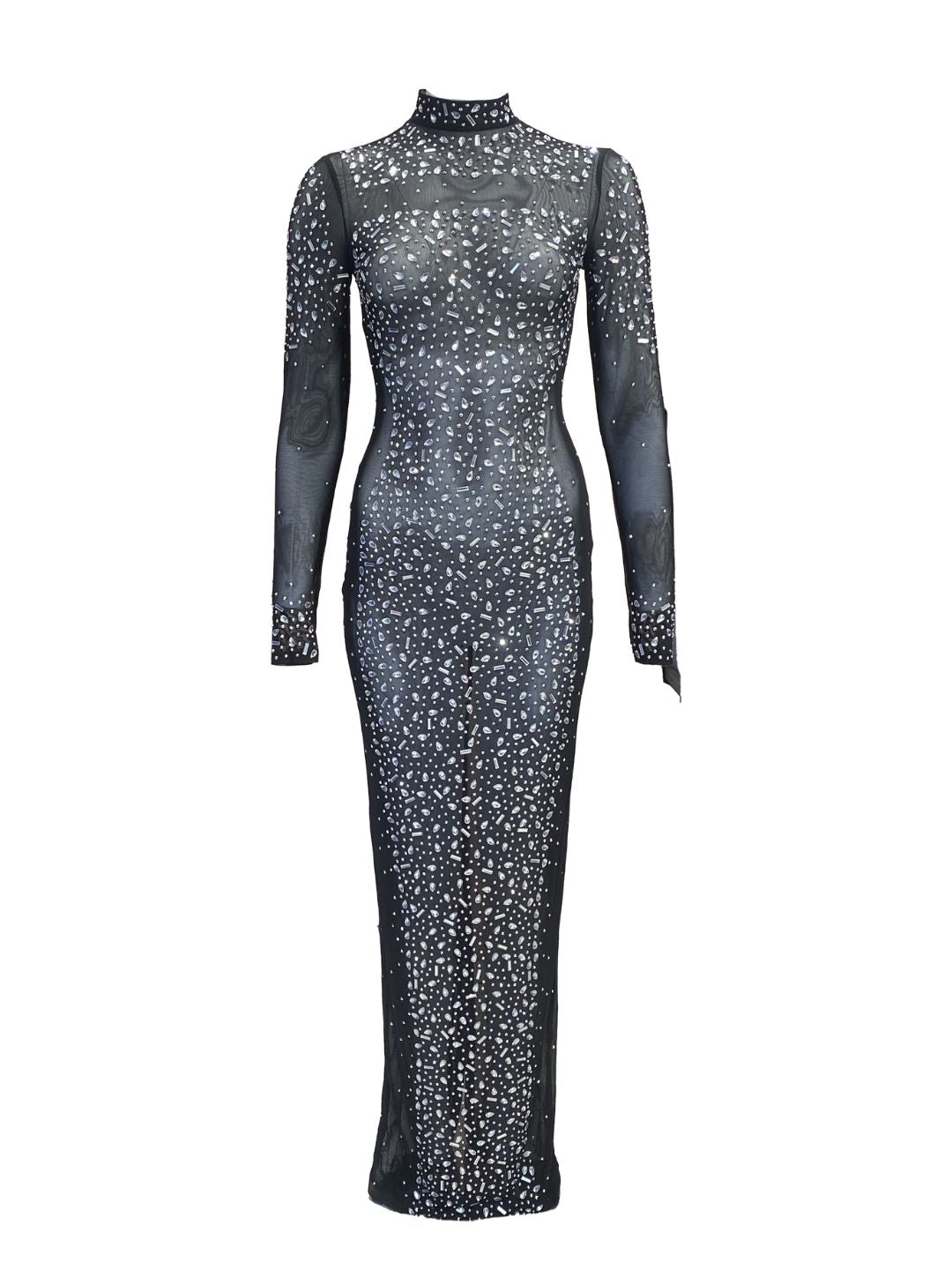 ABITO LUNGO CON STRASS 946890-1