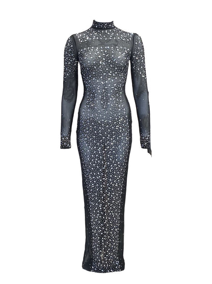 ABITO LUNGO CON STRASS 946890-1