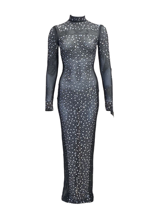 ABITO LUNGO CON STRASS 946890-1