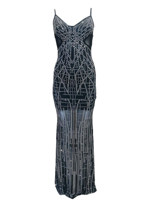 ABITO LUNGO CON STRASS 948439