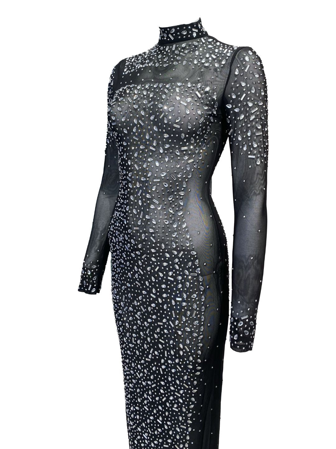 ABITO LUNGO CON STRASS 946890-1