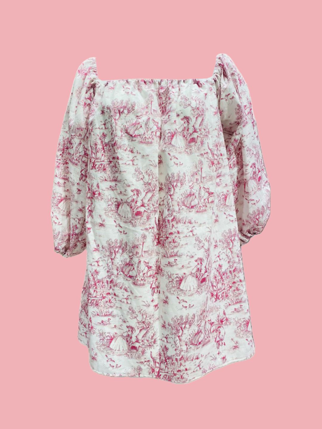 ABITO PUFFY Rosa toile de jouy Ribes of LOVE