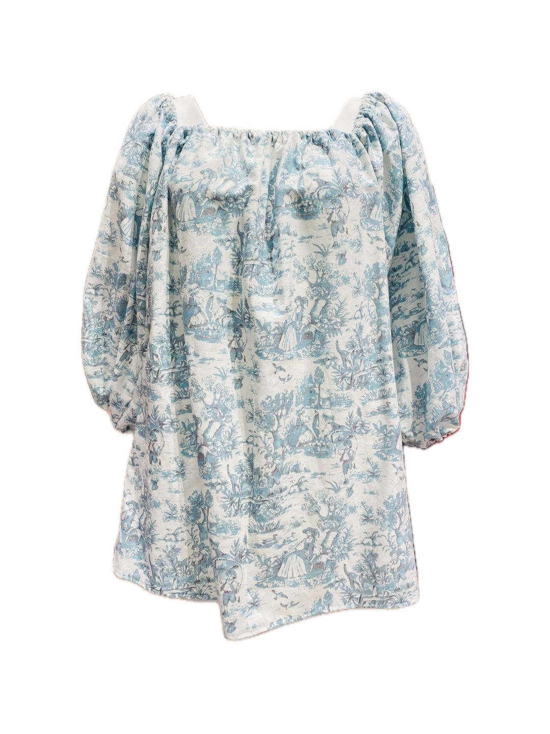 ABITO PUFFY Toile de Jouy Azzurro Ribes of LOVE