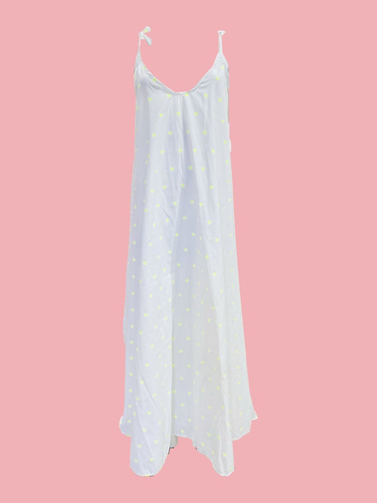 ABITO A-Line Stelle Giallo Fluo Ribes of LOVE