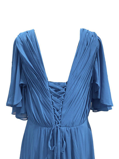 Abito Cerimonia Curvy Petrolio 6603