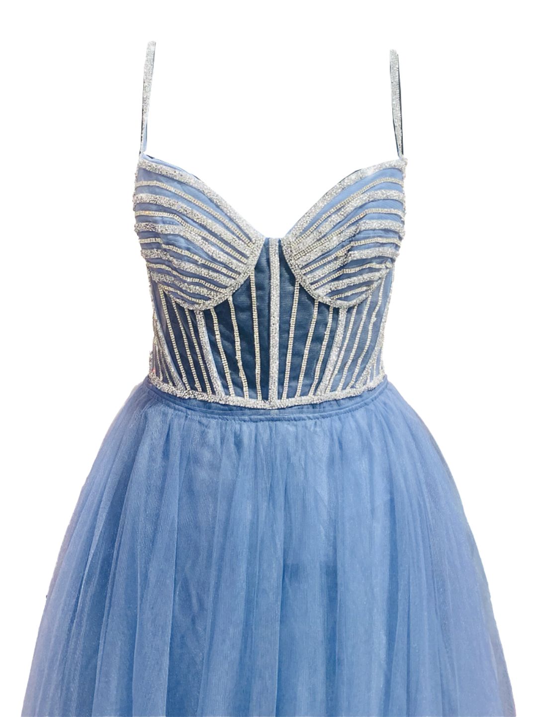 Abito Cerimonia convertibile inTulle Carta da Zucchero 6619S