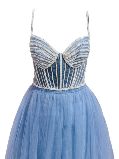 Abito Cerimonia convertibile inTulle Carta da Zucchero 6619S