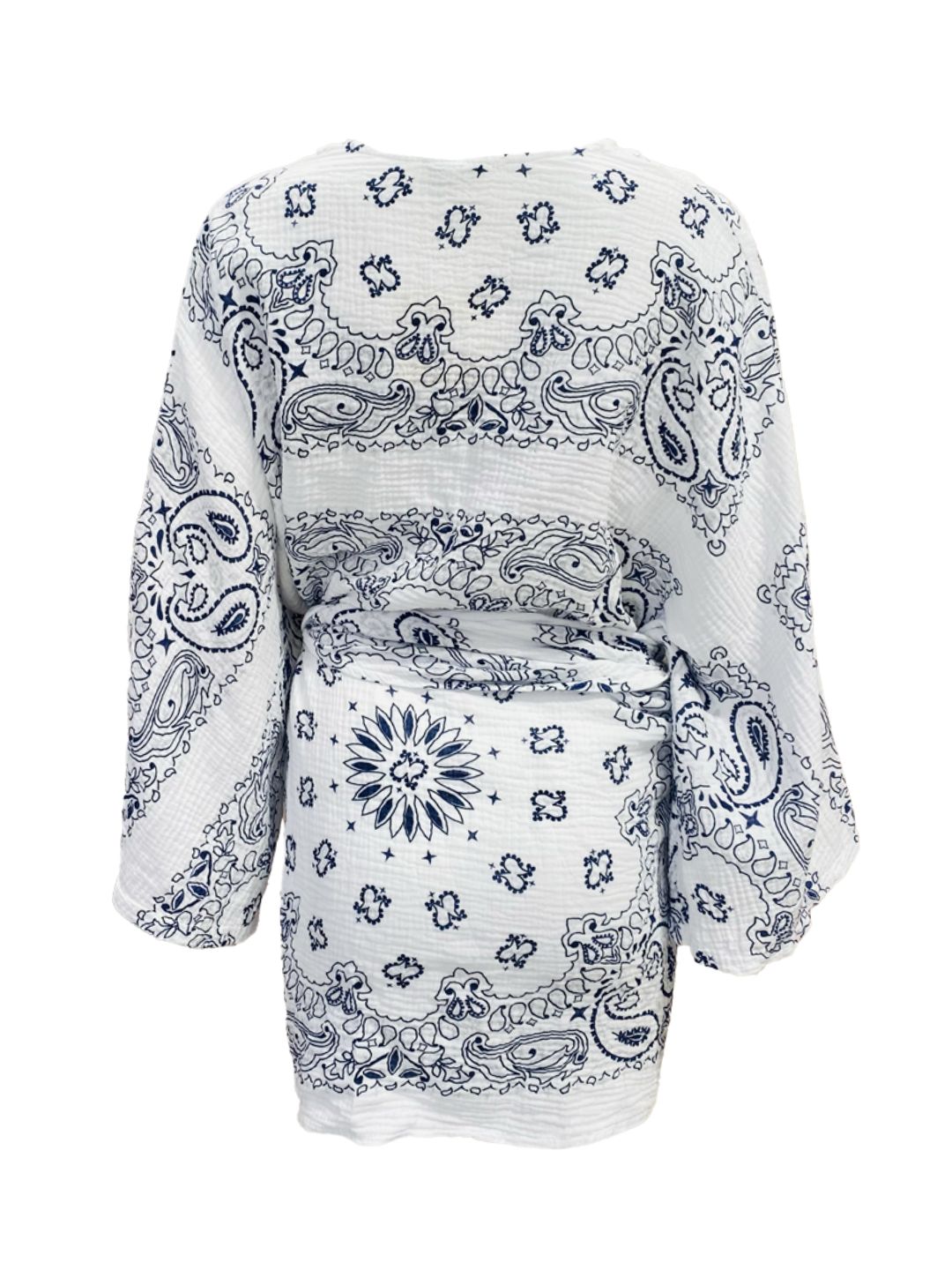 Abito Corto Bandana Bianco