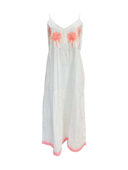 Abito Lungo Ricamati in Cotone Boho-Chic