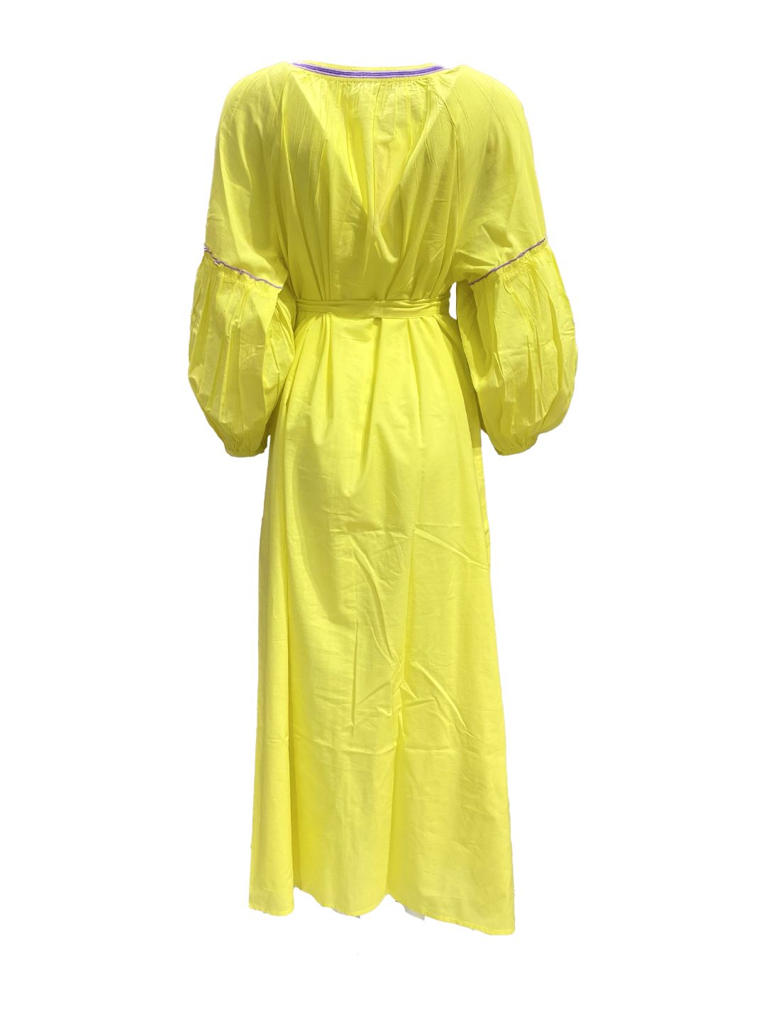 Abito Lungo Ricamato in Cotone Boho-Chic Mod.5