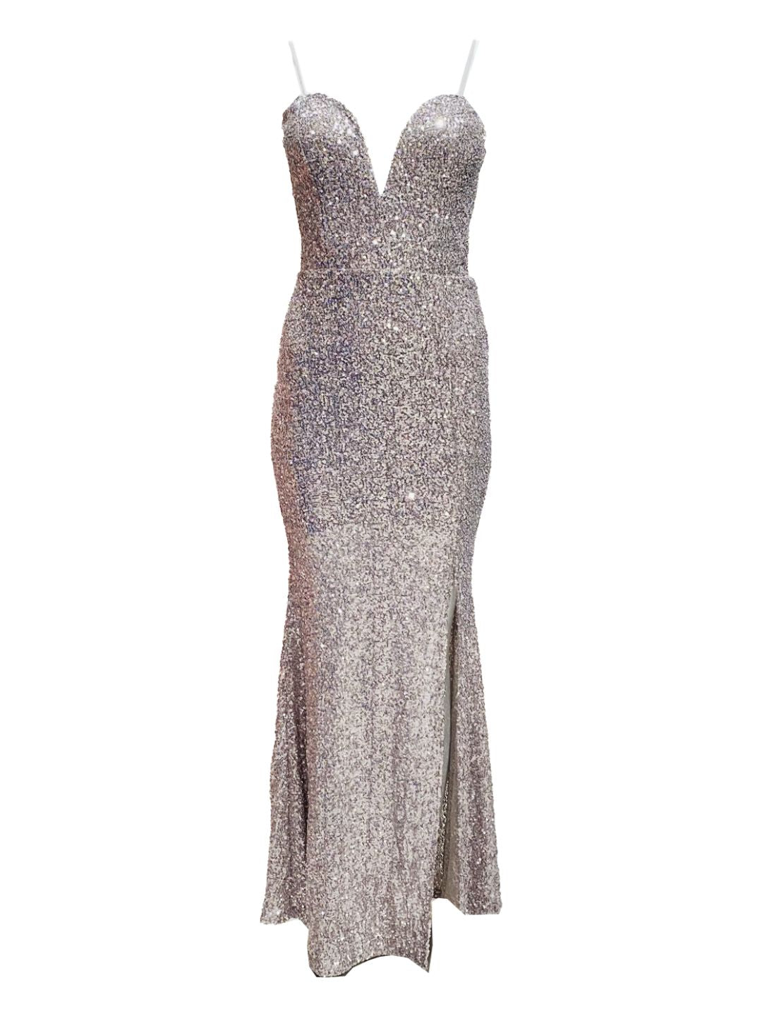 Abito Pailettes Rosato 013414