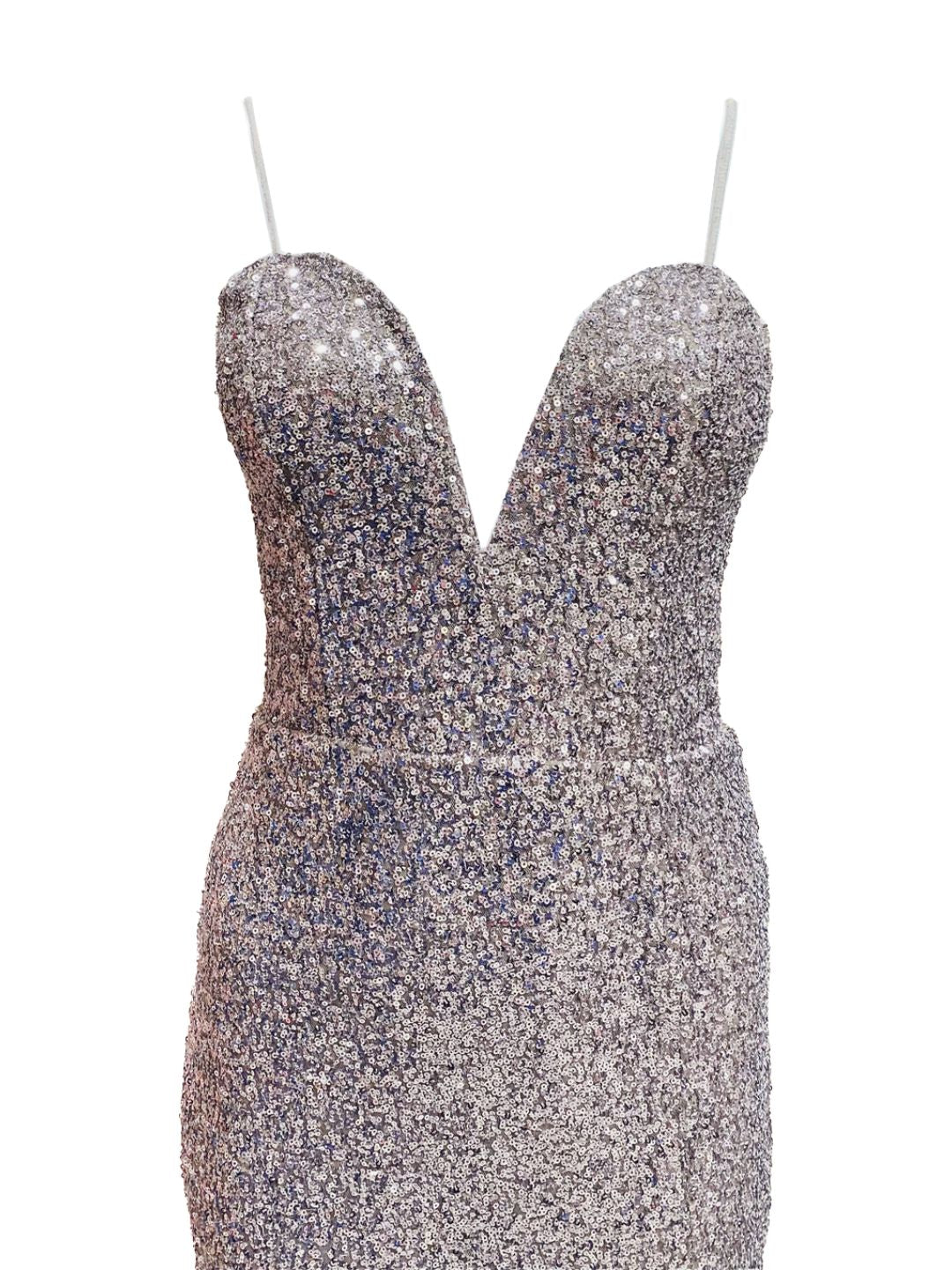 Abito Pailettes Rosato 013414