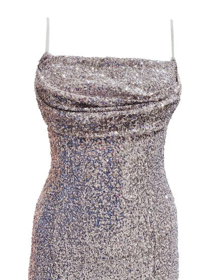 Abito Pailettes Rosato 13064