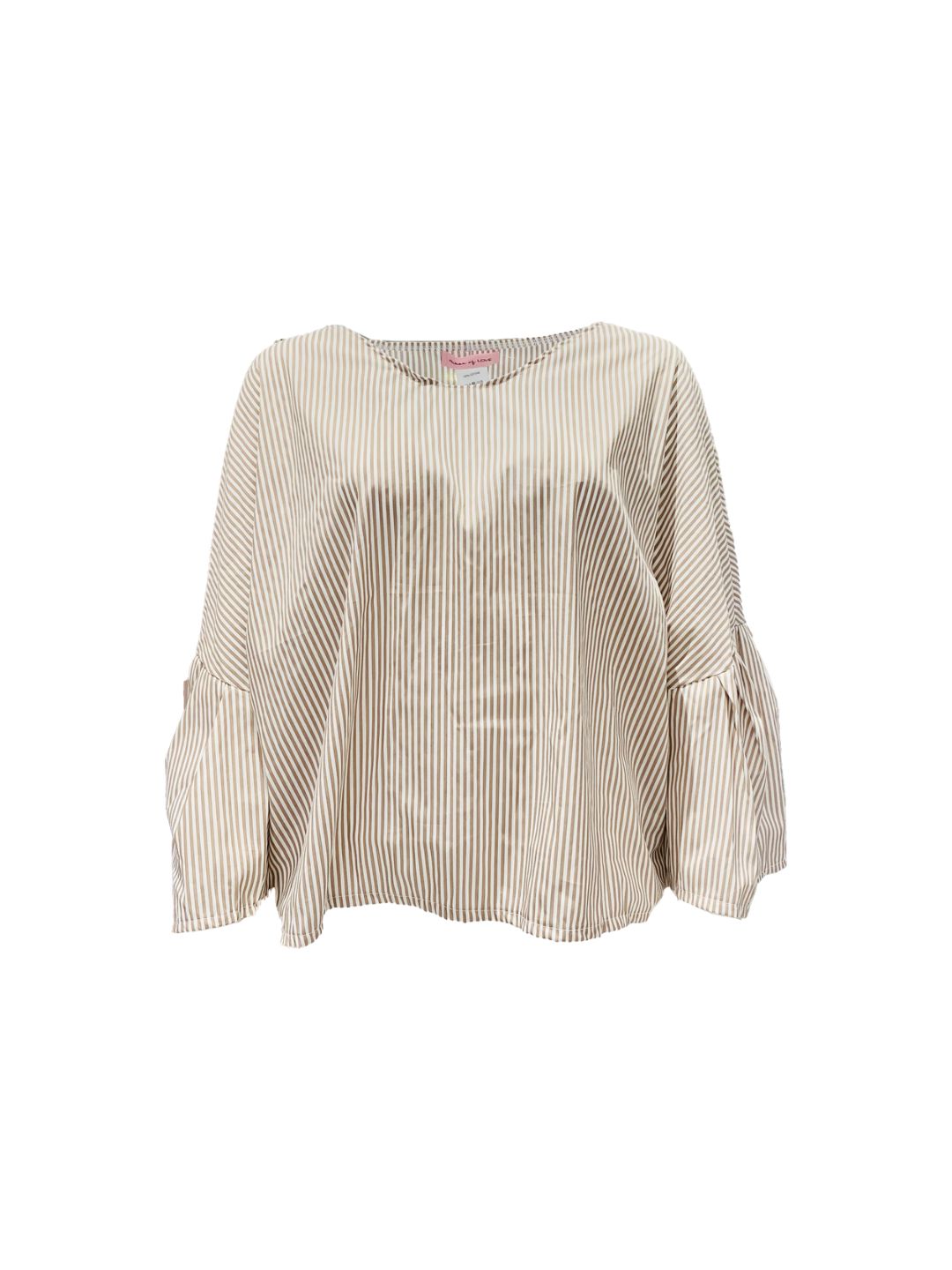 BLUSA Bloom Righe Beije Ribes of LOVE