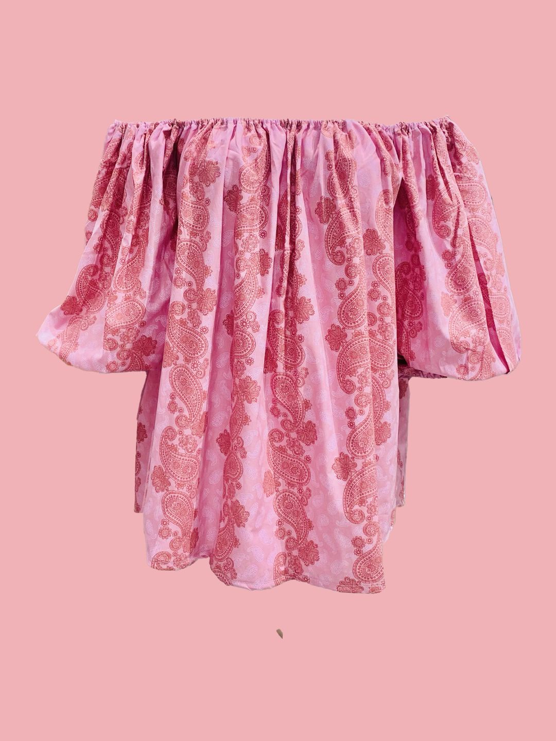 BLUSA Puffy Boheme Francese fucsia Ribes of LOVE