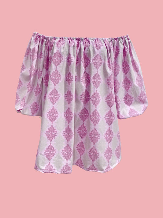 BLUSA Puffy Boheme Francese rosa Ribes of LOVE