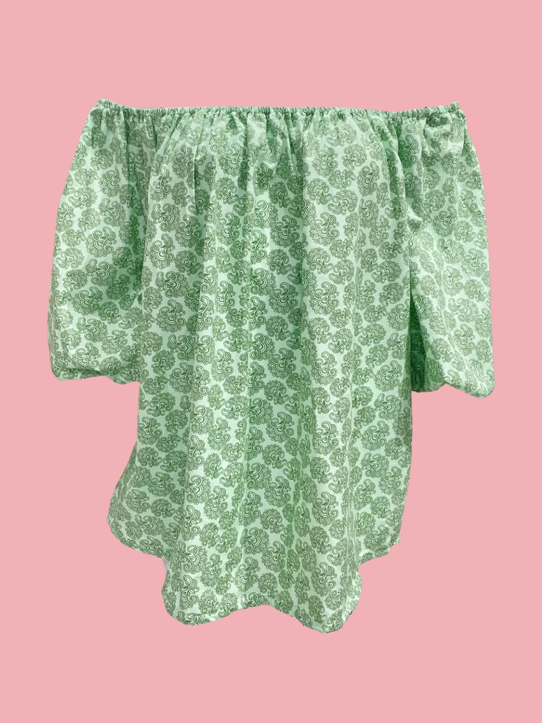 Puffy Toile de jouy BLOUSE Azzurra Ribes of LOVE