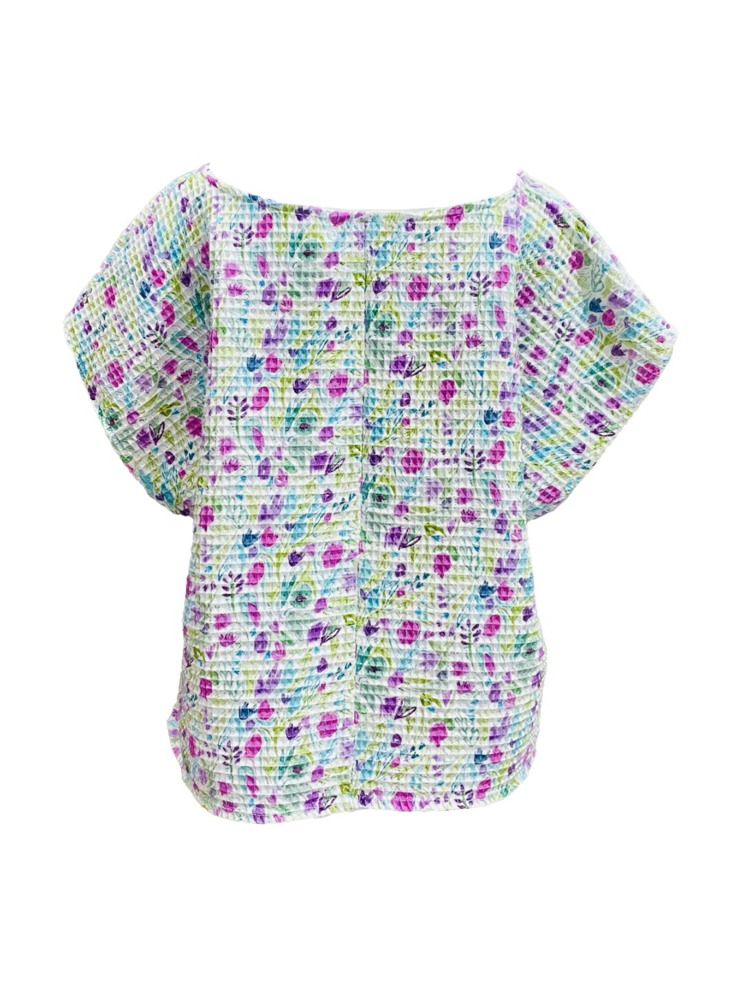 BLUSA SCATOLETTA Spugna Nido d'ape Eucalipto Ribes of LOVE
