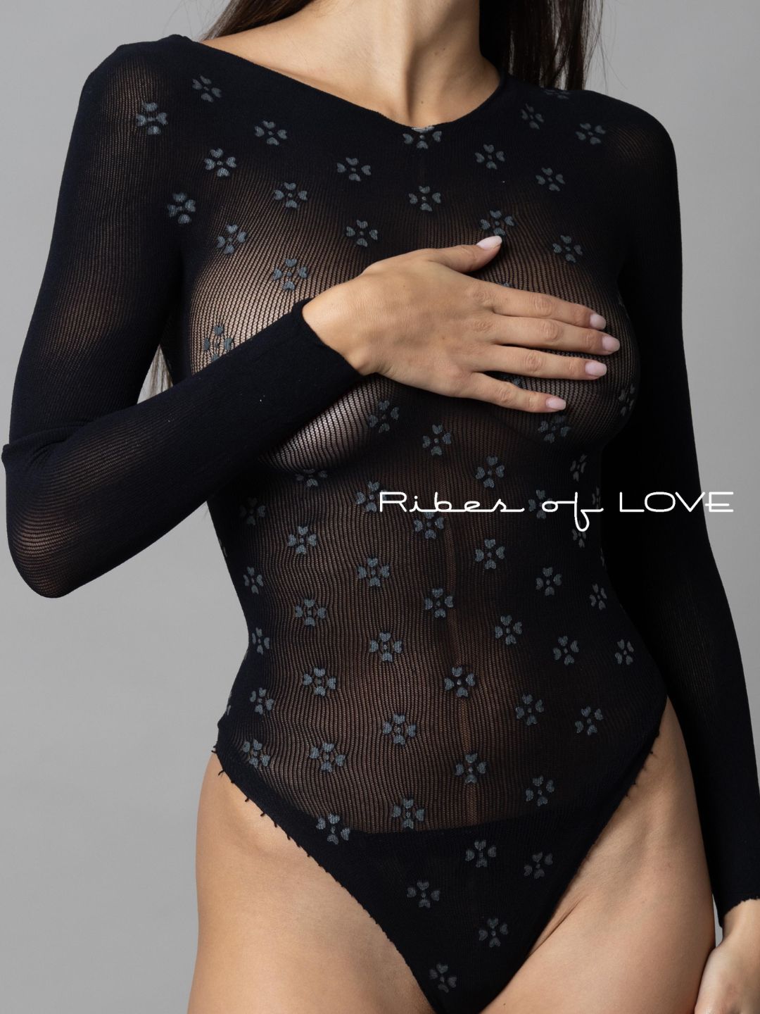 BODY RETE sexy Fosforescente al Buio 7230114