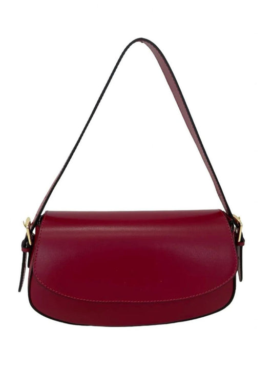 BORSA A SPALLA ROSSO SCURO 85923