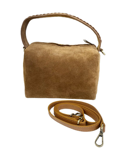 BORSA Bauletto Suede Cuoio 85981