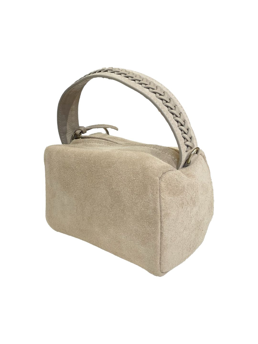 BORSA Bauletto Suede Tortora 85981