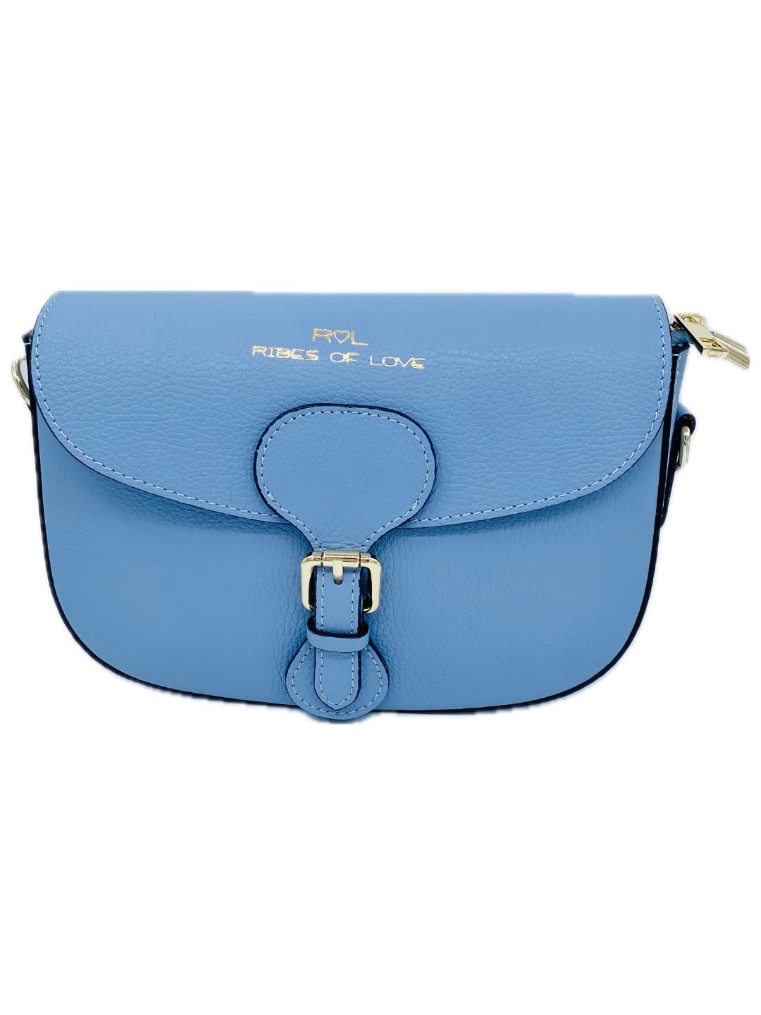 BORSA MAXI CON FIBBIA AZZURRO 85809G