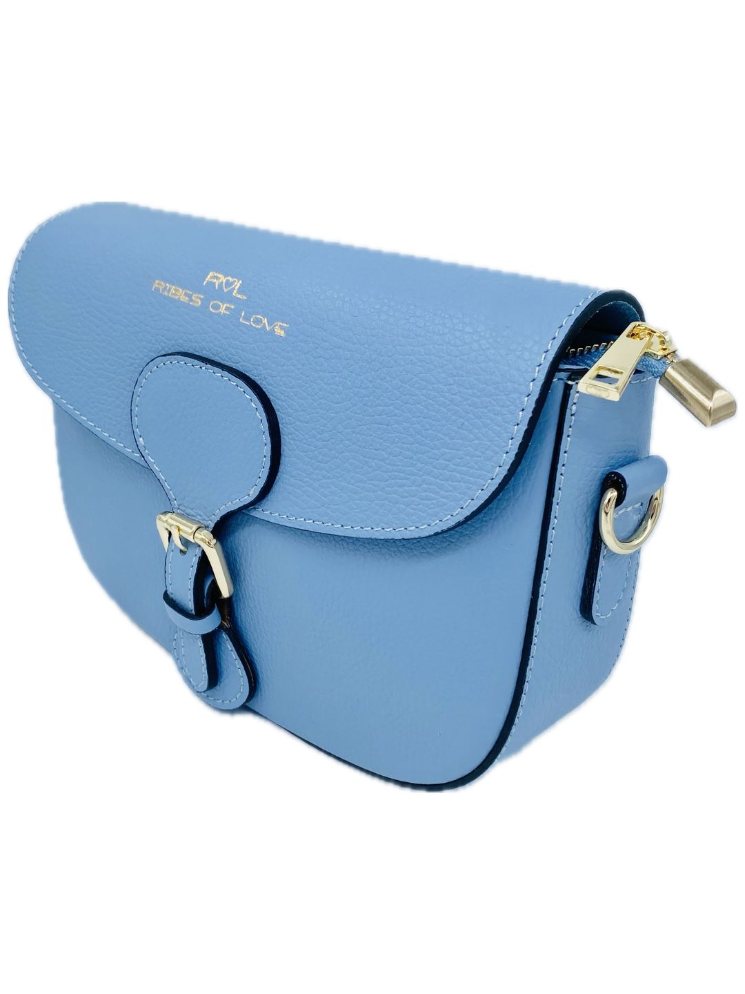 BORSA MAXI CON FIBBIA AZZURRO 85809G