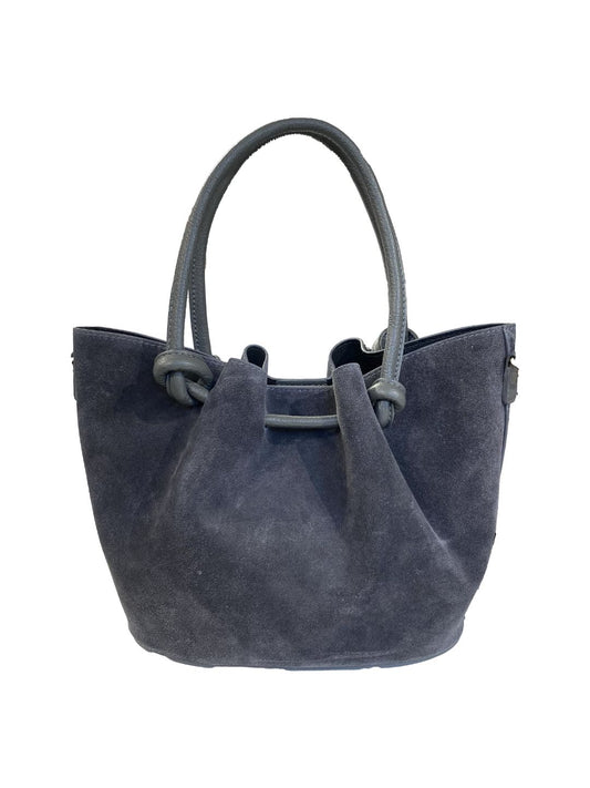 BORSA a Mano Suede Grigio Scuro 85988G