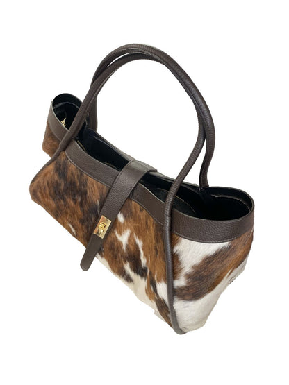 BORSA a Mano in pelle e Cavallino CA01