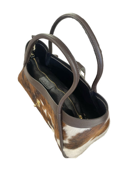BORSA a Mano in pelle e Cavallino CA01