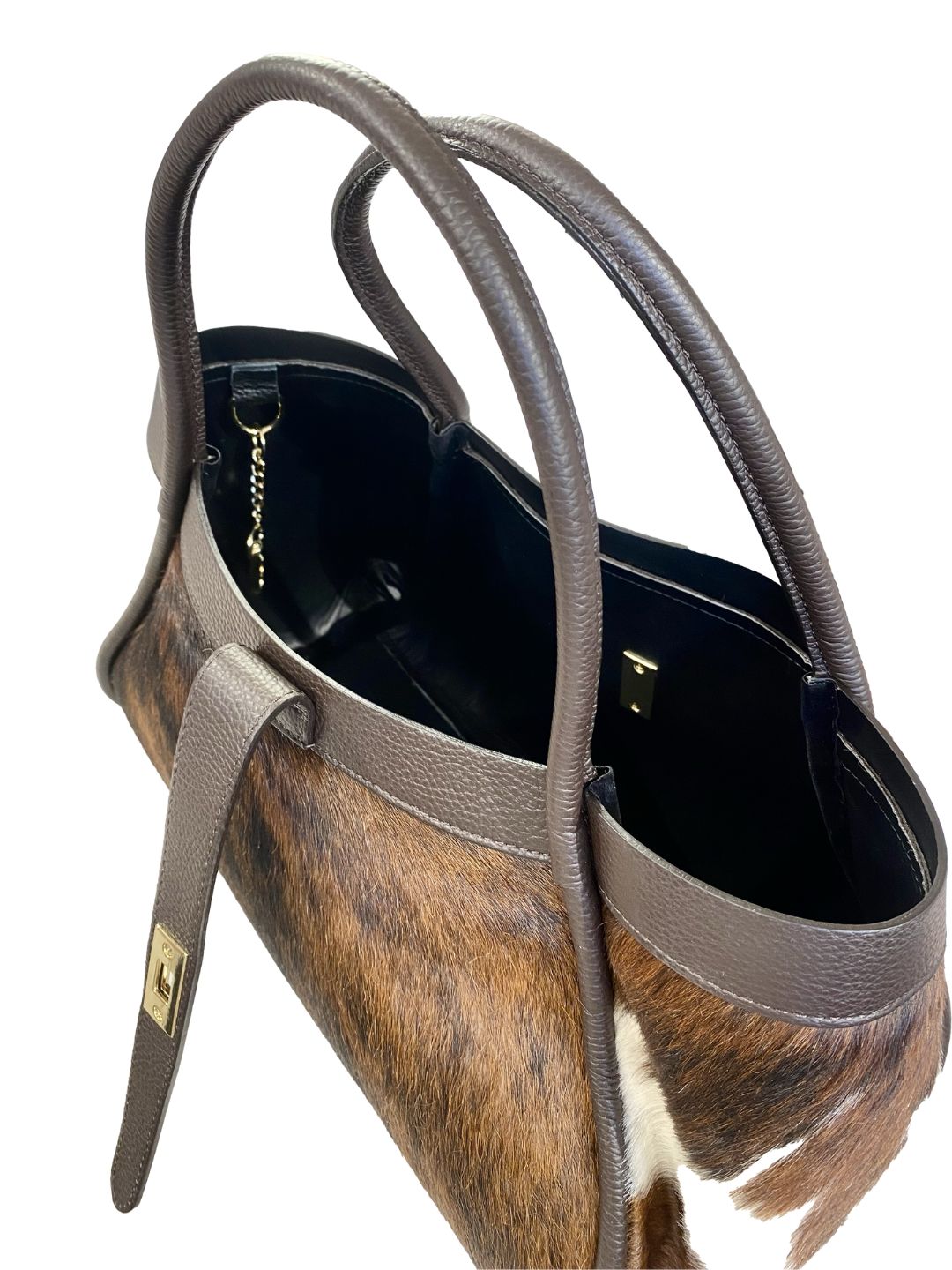 BORSA a Mano in pelle e Cavallino CA01