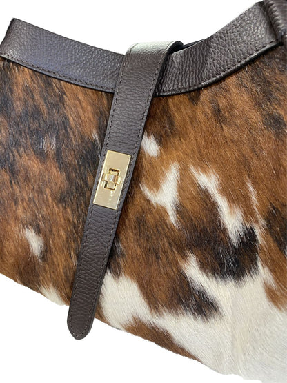 BORSA a Mano in pelle e Cavallino CA01