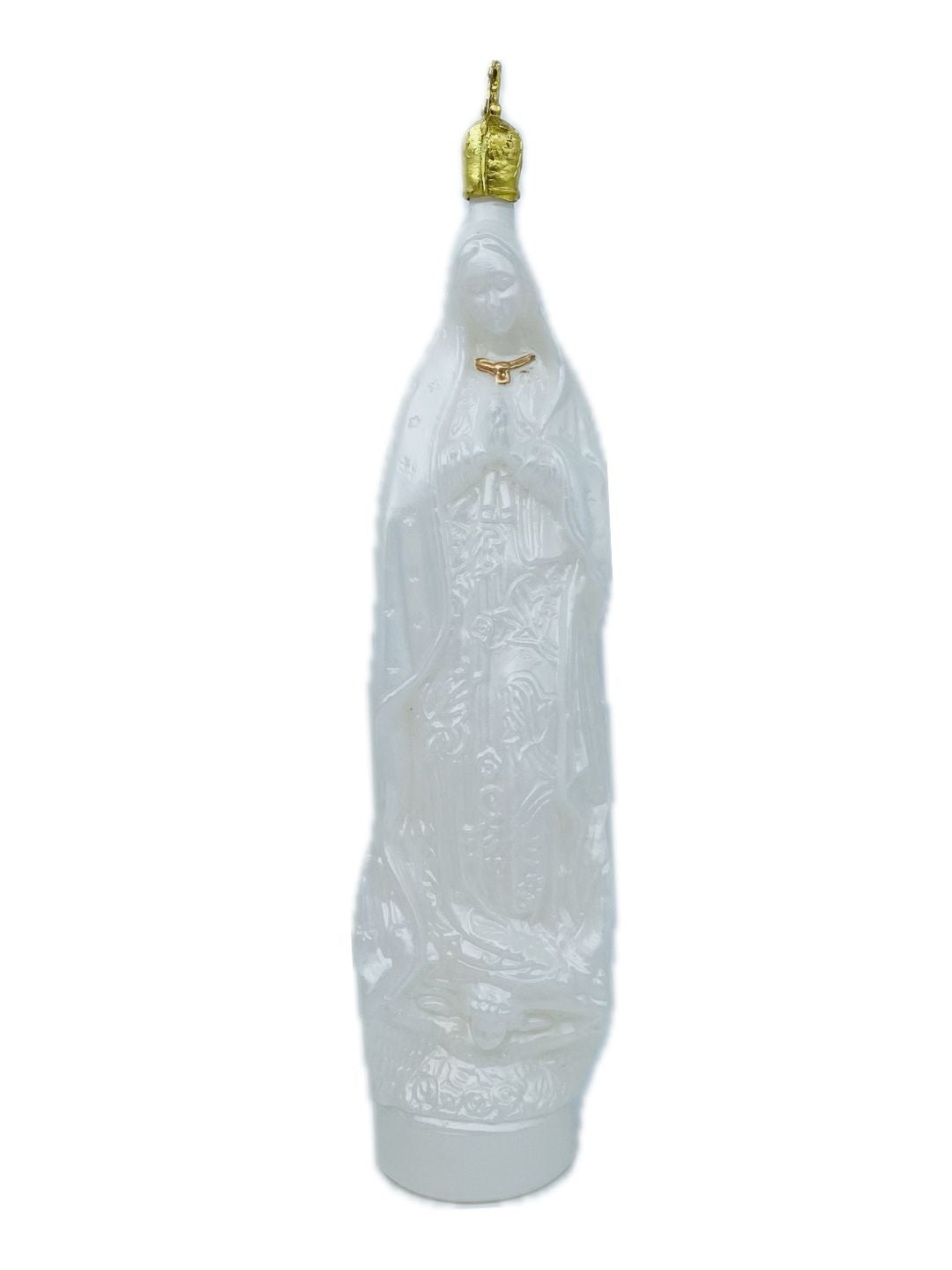 LARGE BOTTLE OF VIRGIN MARY OF GUADALUPE