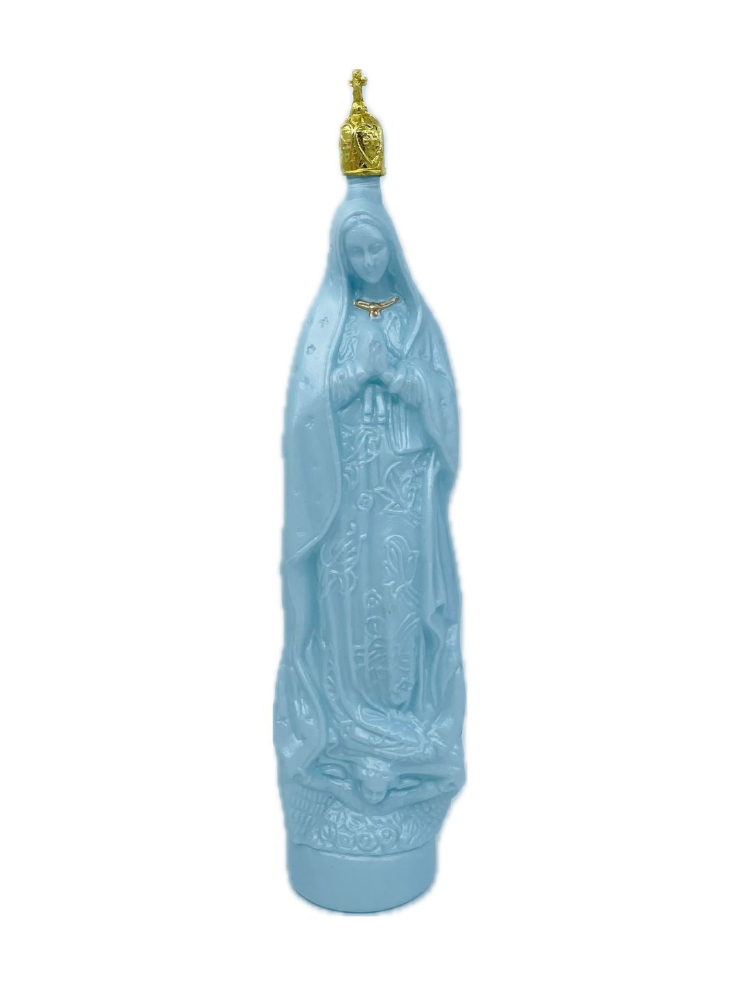 LARGE BOTTLE OF VIRGIN MARY OF GUADALUPE