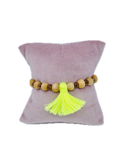BRACCIALE RIBES NAPPA GIALLO 020224-11 Ribes of LOVE