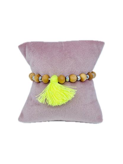 BRACCIALE RIBES NAPPA GIALLO 020224-11 Ribes of LOVE