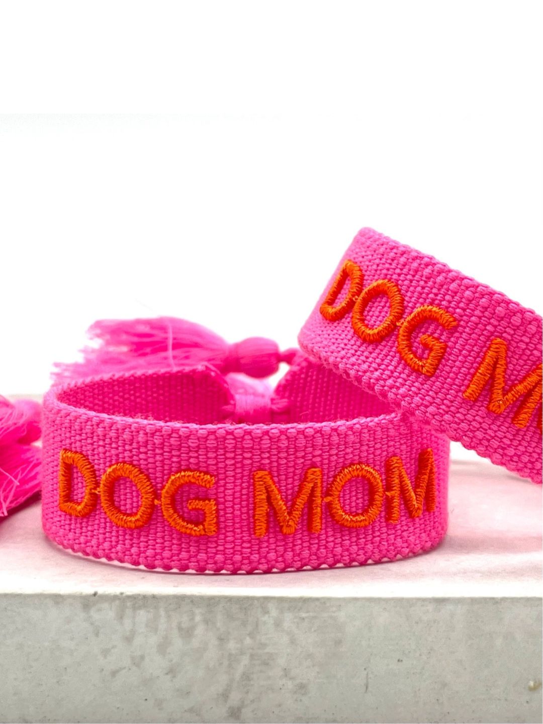 BRACCIALETTO TESSUTO DOG MOM