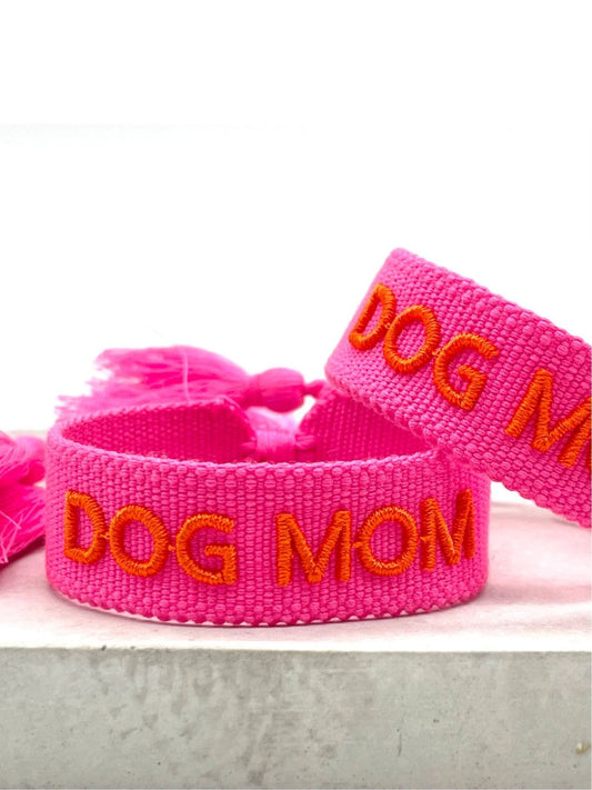 BRACCIALETTO TESSUTO DOG MOM