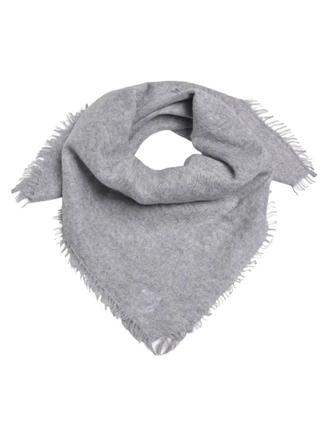 Bandana in Cashmere Color Grigio Melange