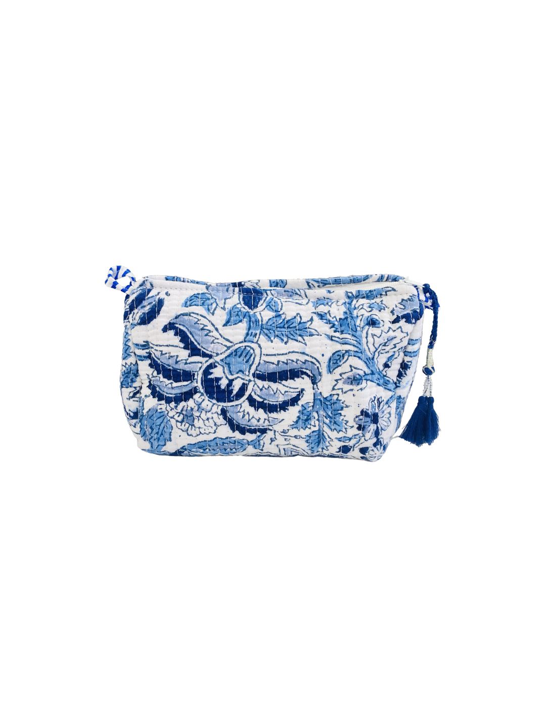 Beauty Case trapuntato Radical Chic Blu