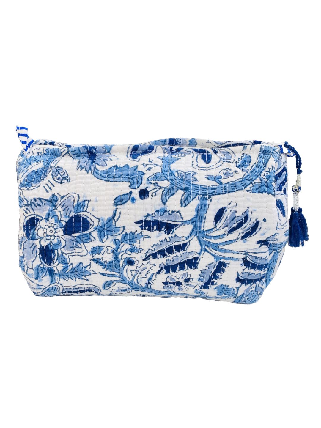 Beauty Case trapuntato Radical Chic Blu