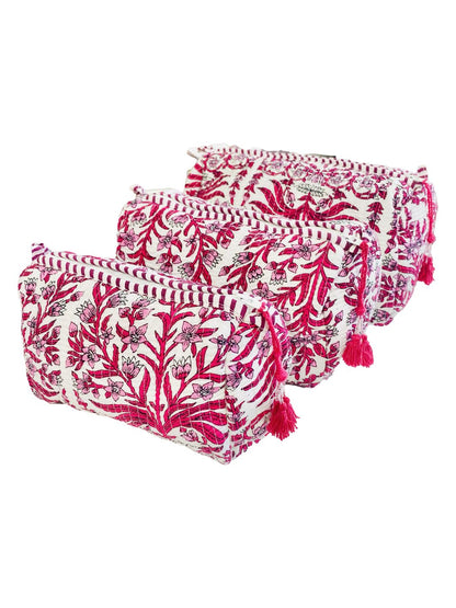 Radical Chic Quilted Cosmetic Bag