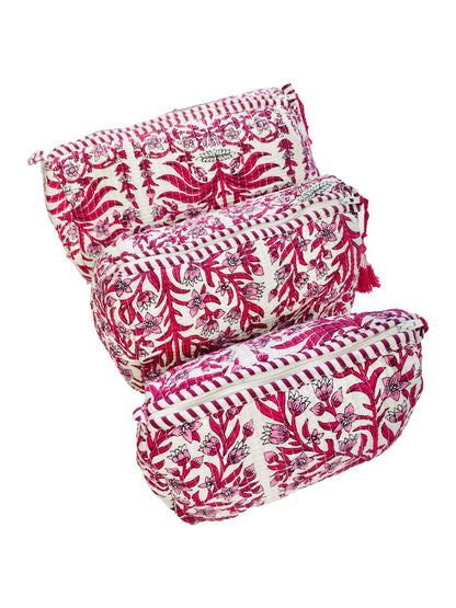 Radical Chic Quilted Cosmetic Bag