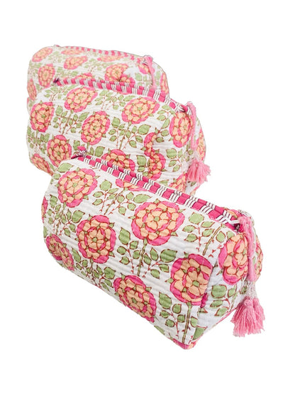 Radical Chic Quilted Cosmetic Bag